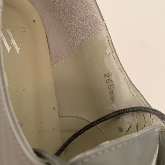 VTG 1999 CW Clifford Wills Grey Black Leather Two Tone Loafer Womens 11 NEW